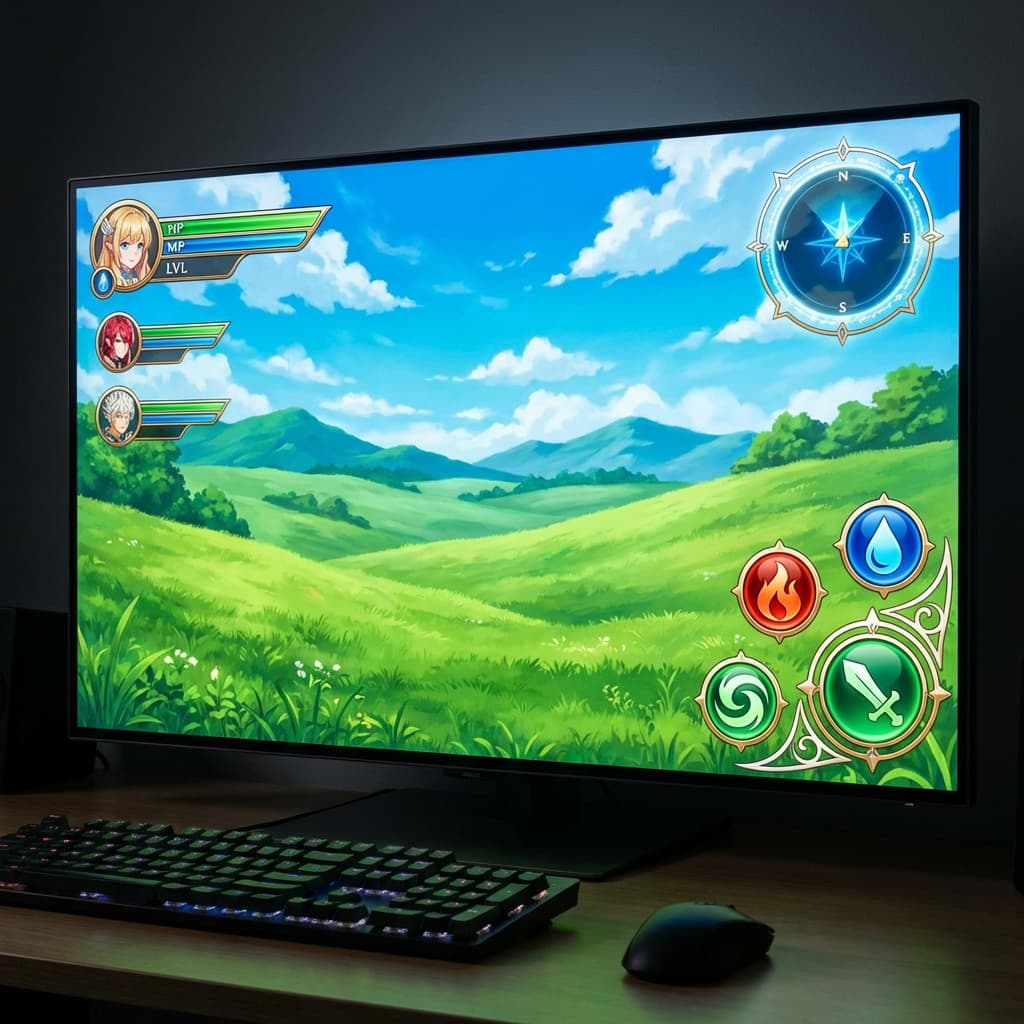 차세대 판타지 RPG UI 시스템